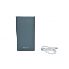 Power bank GOLF EDGE5 5000mAh sivi 2xUSB